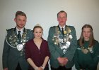 IMG 2184  v.l. Jugendprinz Lukas Kellermann, Königspaar 2015 Annika Engelmann und Bernd Ripke, Schülerprinzessin Hanna Niemann