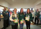IMG 4595  Präsente für die BJT-Cup-Sieger 2015: Karin Seeger, Mareike Meyer u. Hanna Niemann