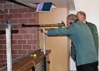 IMG 0413  Ludger Lübberding, König 2018, eröffnet das Königsschießen