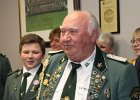 IMG 0563  Hans Müller, König von 1975, nahm auch am Königspokalschießen teil