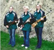 Siegermannschaft: Tanja Meyer, Karin Seeger, Steffi von Dllen