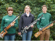 v.l. Johanna Kellermann, Steffi von Dllen, Mike Rosenau