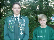 Mike Rosenau und Johannes Zurwellen in Garrel 