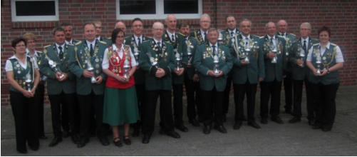 Siegerehrung Landesmeisterschaft 2012 in Markhausen